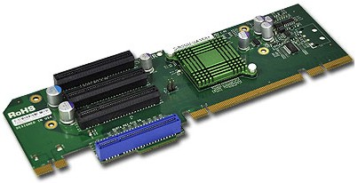 Supermicro RSC-R2UU-UA3E8+, 2U UIO Riser - UIO to 1 x UIO and 3 x PCI-E (8x)