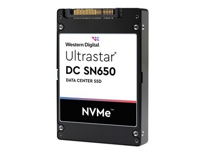 WD/HGST Ultrastar SN650 15.36TB NVMe PCIe4 U.3 15mm SE 1DW - 0TS2434
