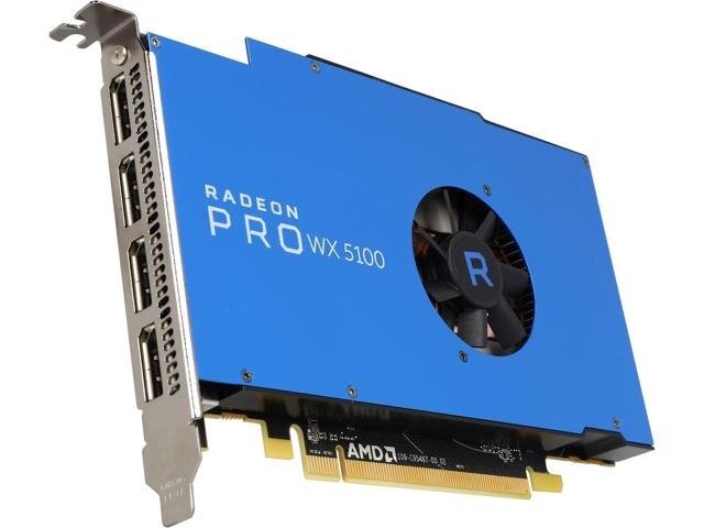 AMD Radeon Pro WX 5100 8GB GDDR5 4-DP PCIe 3.0