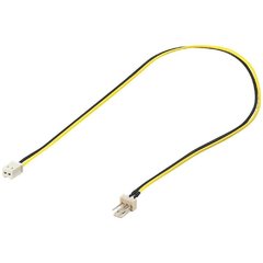 Charging cable for fans 3pin M -2pin F, 30cm - 93628