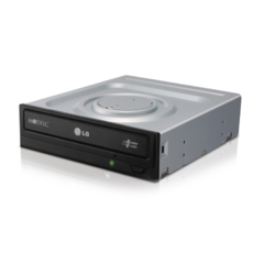 LG GH24NS, 5.25" DVD±RW drive, SecureDisc, SATA, black, bulk - GH24NSD