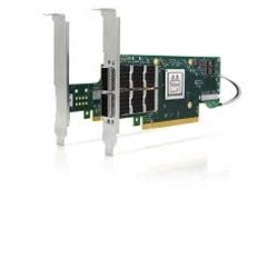 Mellanox ConnectX®-6 VPI adapter card kit, HDR IB (200Gb/s) and 200GbE, single-port QSFP56, Socket Direct 2x PCIe3.0 x16, tall bra