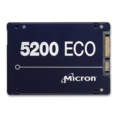 Micron 5200 ECO 2.5", 3.8TB, SATA, 6Gb/s, 3D NAND, 7mm, 1.1DWPD - MTFDDAK3T8TDC-1AT1ZABYY