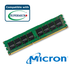 Micron 64 GB DDR4 288-PIN-3200MHz ECC VLP-DIMM, MEM-DR464L-CL05-ER32 - MTA36ASF8G72PZ-3G2F1