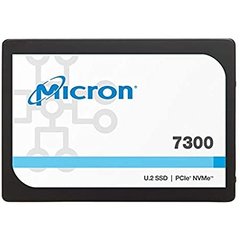 Micron 7300 PRO 7680GB Enterprise SSD NVMe U.2, Read/Write: 3000/1800 MB/s, Random Read/Write IOPS 520K/85K, 1 DWPD