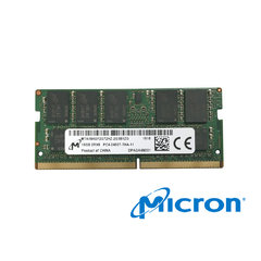 Micron DDR4 SODIMM STD 16GB 1Rx4 2666Mhz, ECC Unbuffered, single rank