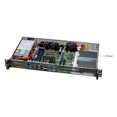 SUPERMICRO 1U server D-1736NT(8C/16T), 4x RDIMM, 1x3.5 /4x2.5(opt) SATA3, 4x1GbT,2x25GbSFP28, 200W, IPMI