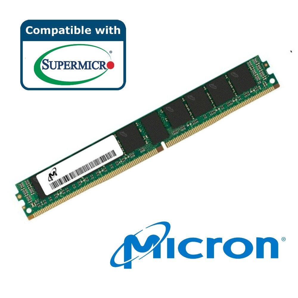 Supermicro 32GB DDR4-3200 2RX8 (16Gb) VLP ECC UDIMM - MEM-DR432L-CV01-EU32