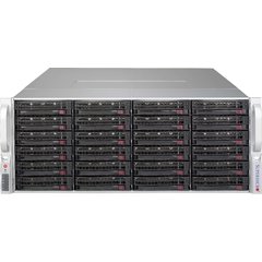 SUPERMICRO 4U JBOD Storage, 44x 3,5" HS HDD (24 front + 20 rear) Expander SAS3 (12Gb/s) 2x1200W (Tit.)
