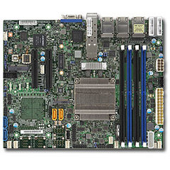 SUPERMICRO FlexATX MB Xeon D-1518 (4-core), 4x DDR4 ECC reg DIMM,4xSATA,2x PCI-E 3.0 x8, M.2, 6x1GbE+2x10GbE SFP+, IPMI