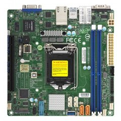 SUPERMICRO MB 1xLGA1151 (Xeon E3-21xx,i3), C242, 2xDDR4, 4xSATA3, M.2, 1xPCIe3.0 x16, VGA, 2x LAN, IPMI, mini-ITX