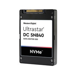 WD/HGST Ultrastar SN840 15.36TB 15mm NVMe U.2 2.5" 1DWPD ISE, 0TS2051 - WUS4BA1A1DSP3X3