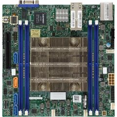 X11SDV mITX Xeon D-2166NT (QAT,85W,12c@2,0GHz, pas.), PCI-E8,2×10GbE-T,4DDR4, 4sATA+4sATA/1NVMe, IPMI~